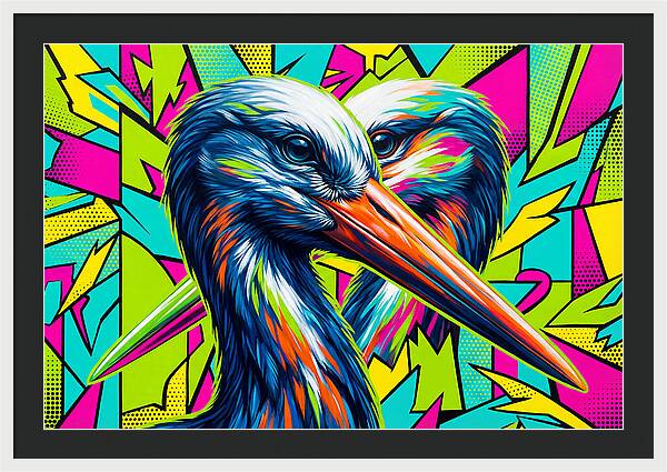 Stunning Stork Duo