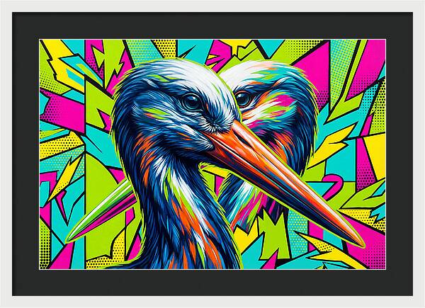 Stunning Stork Duo