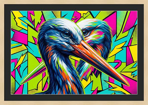 Stunning Stork Duo
