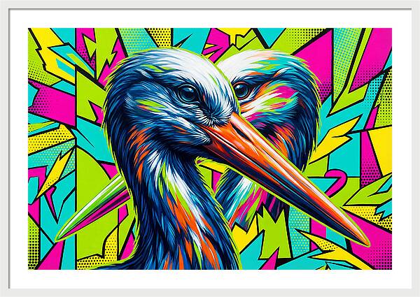 Stunning Stork Duo