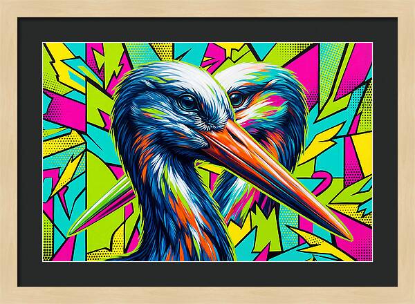 Stunning Stork Duo