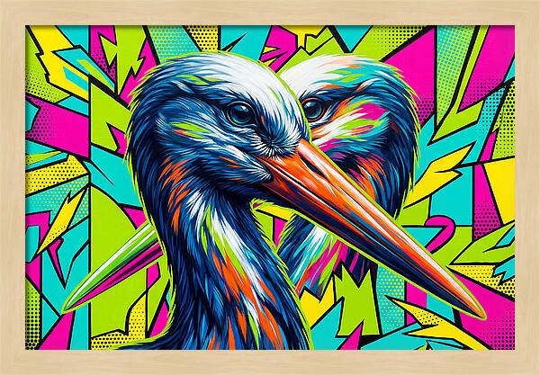 Stunning Stork Duo