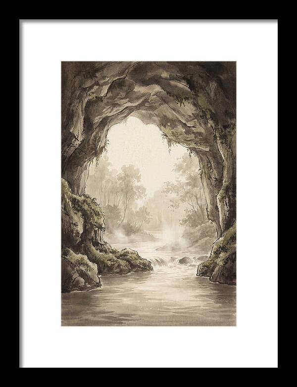 Subterranean River Emerging Into Daylight