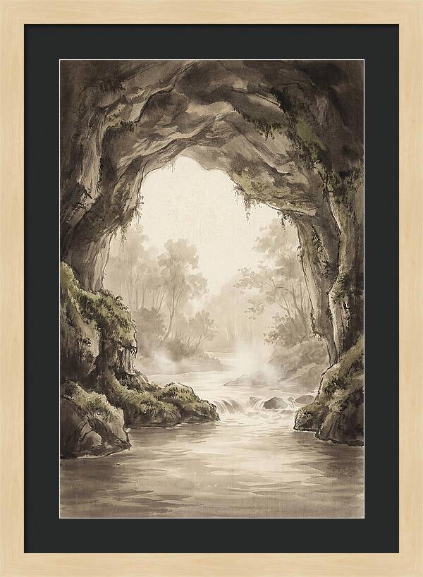 Subterranean River Emerging Into Daylight