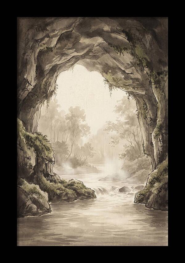 Subterranean River Emerging Into Daylight