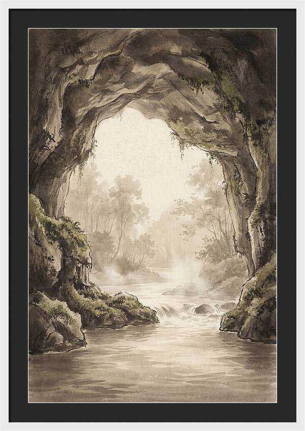 Subterranean River Emerging Into Daylight
