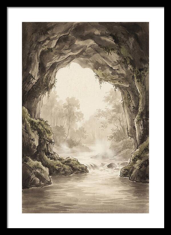 Subterranean River Emerging Into Daylight