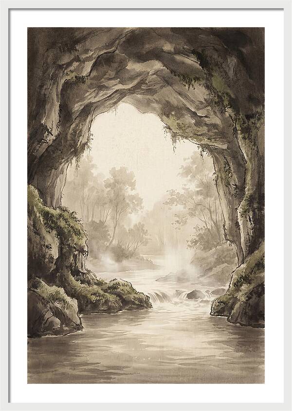 Subterranean River Emerging Into Daylight