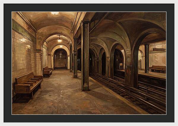 Subway Platform Serenity