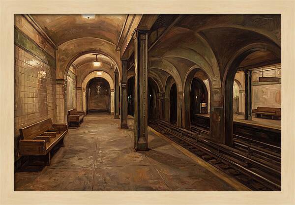 Subway Platform Serenity