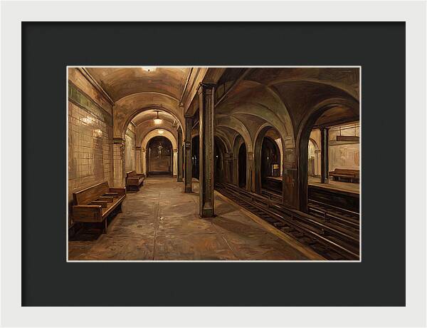 Subway Platform Serenity