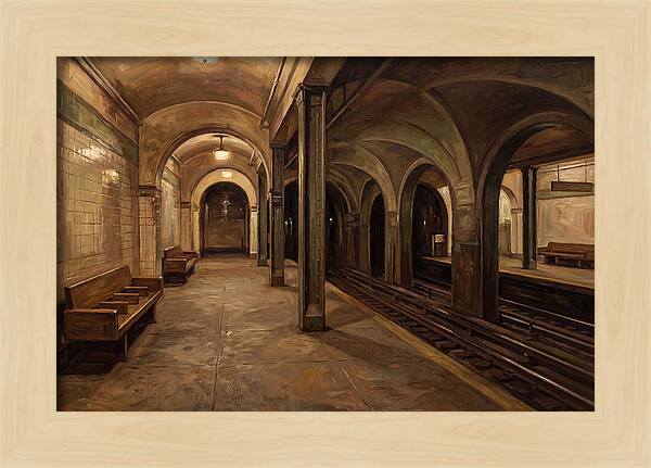 Subway Platform Serenity