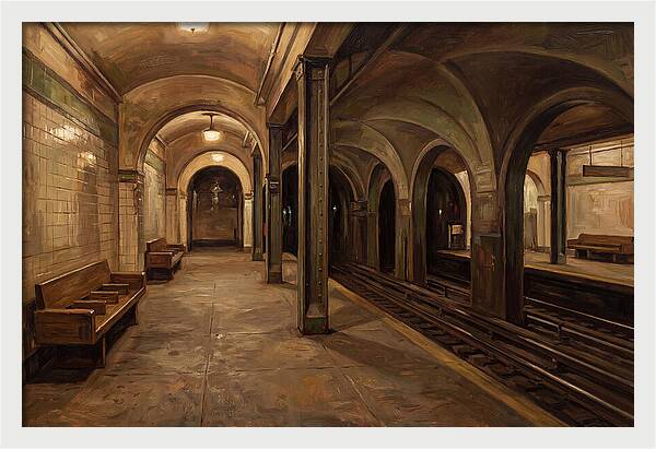 Subway Platform Serenity