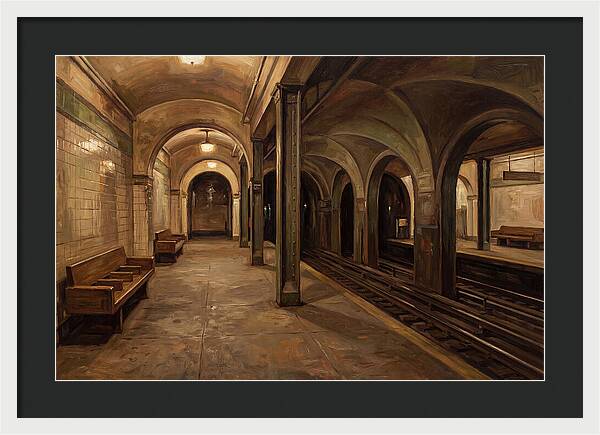 Subway Platform Serenity