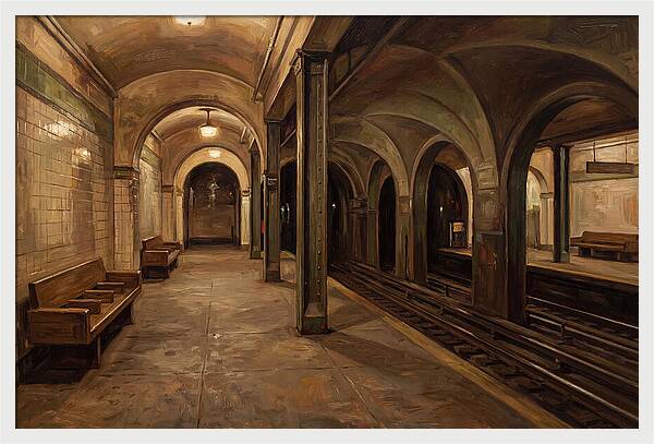 Subway Platform Serenity