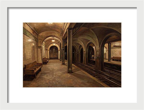 Subway Platform Serenity