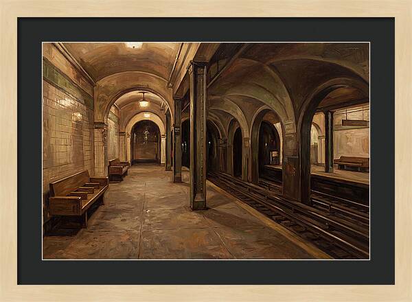 Subway Platform Serenity
