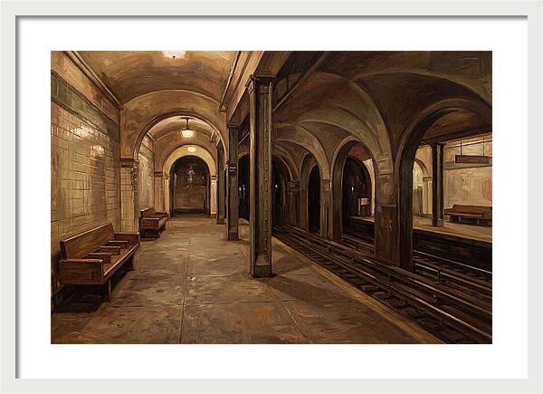 Subway Platform Serenity