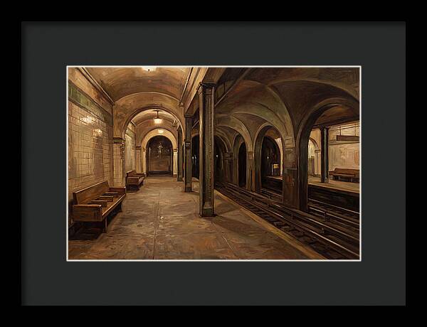 Subway Platform Serenity