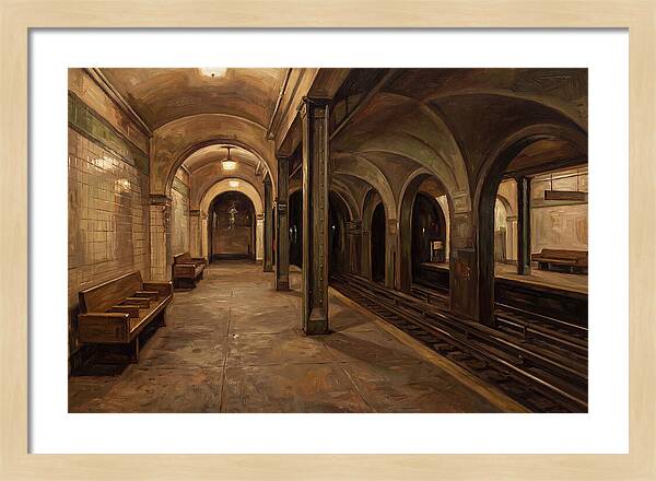 Subway Platform Serenity
