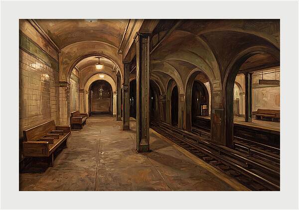 Subway Platform Serenity