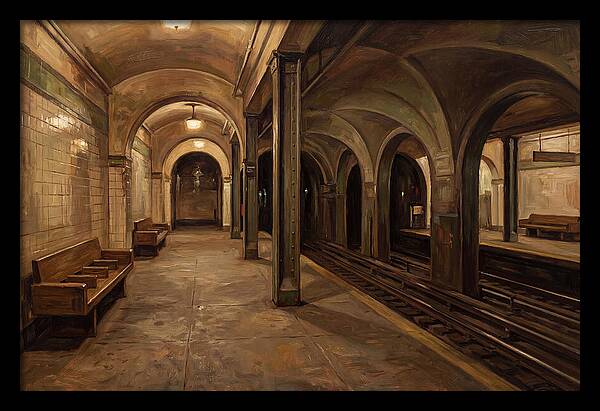Subway Platform Serenity