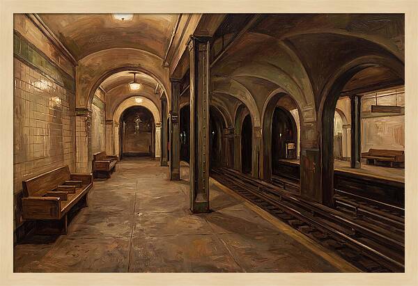 Subway Platform Serenity