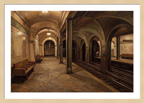 Subway Platform Serenity