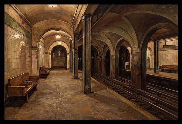 Subway Platform Serenity