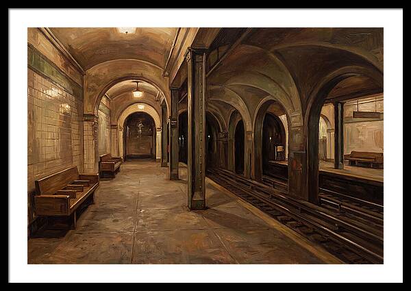 Subway Platform Serenity