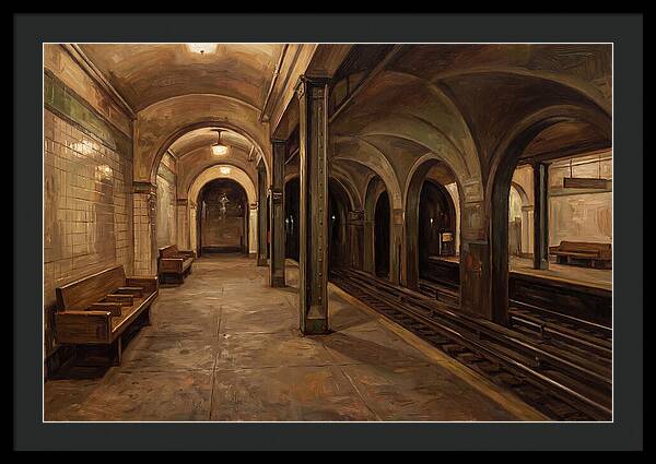 Subway Platform Serenity