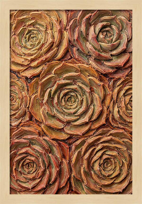 Succulent Rosette Arrangement