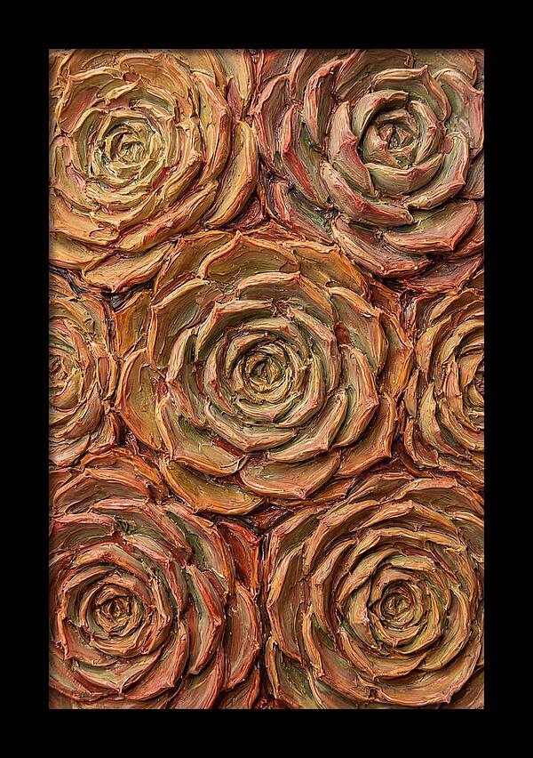 Succulent Rosette Arrangement