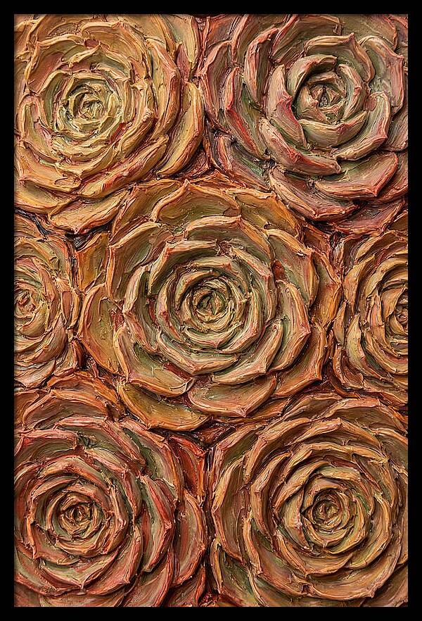 Succulent Rosette Arrangement
