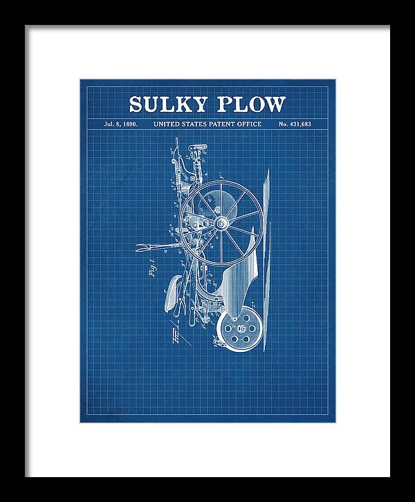 Sulky Plow Blueprint Patent Us431683a