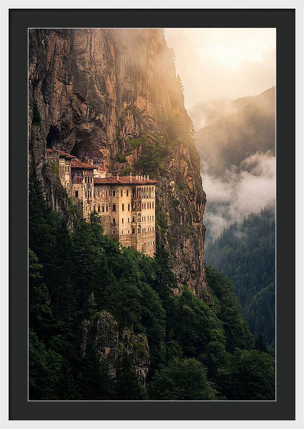 Sumela Monastery At Golden Hour