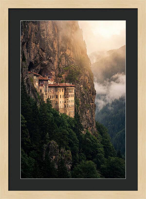 Sumela Monastery At Golden Hour