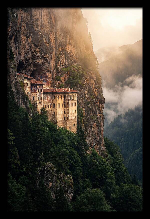 Sumela Monastery At Golden Hour