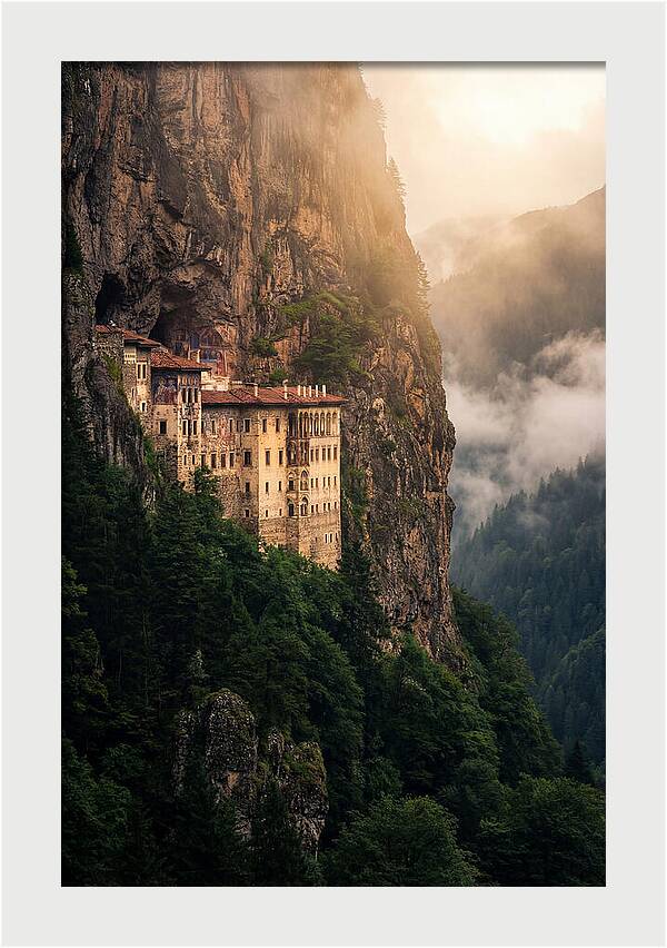 Sumela Monastery At Golden Hour