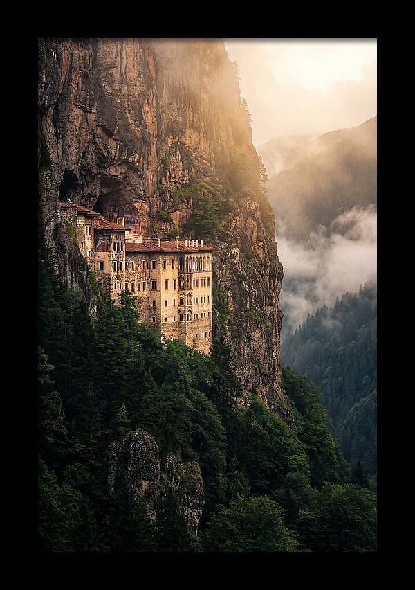 Sumela Monastery At Golden Hour