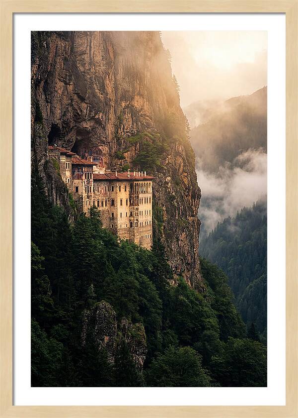 Sumela Monastery At Golden Hour