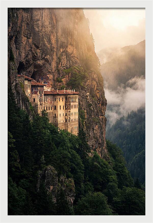 Sumela Monastery At Golden Hour