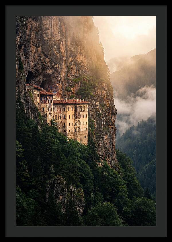 Sumela Monastery At Golden Hour