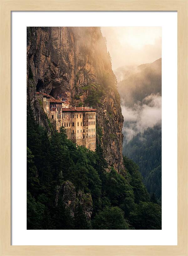 Sumela Monastery At Golden Hour