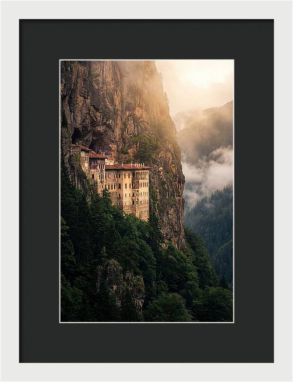 Sumela Monastery At Golden Hour