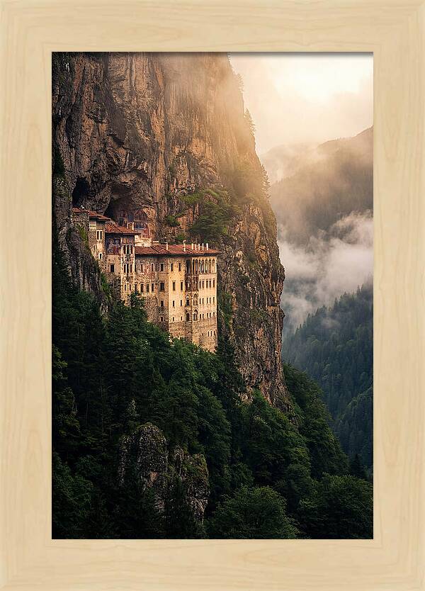 Sumela Monastery At Golden Hour