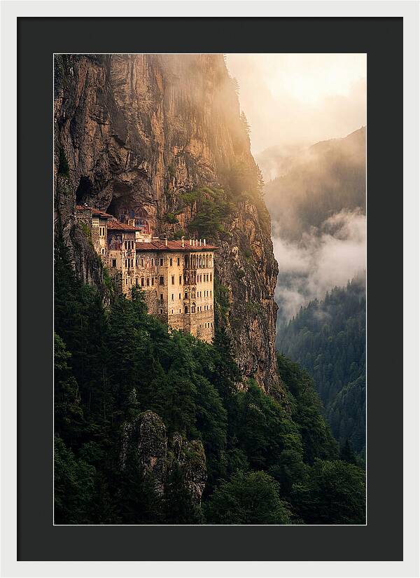 Sumela Monastery At Golden Hour