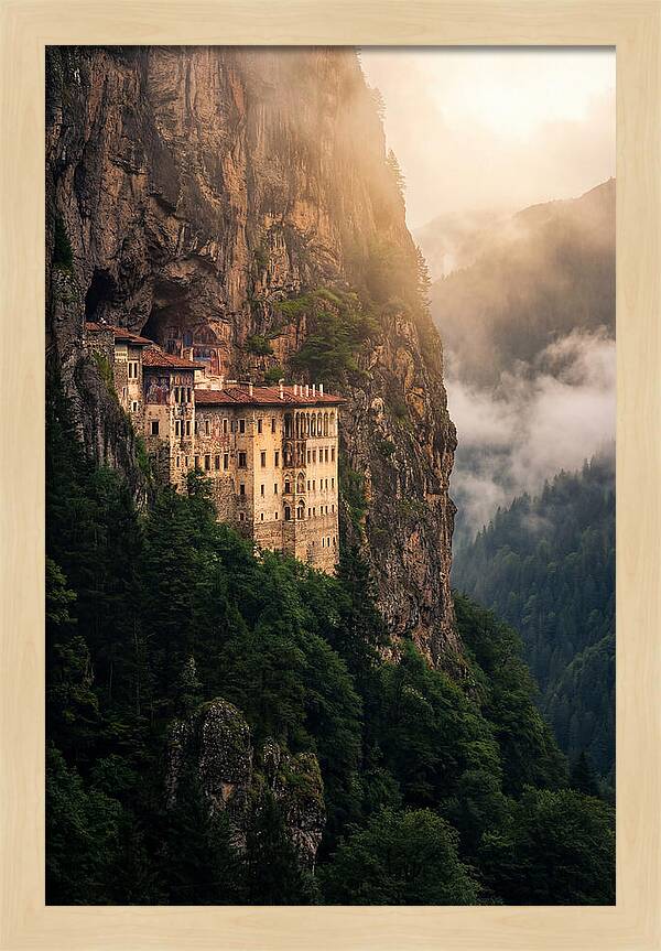 Sumela Monastery At Golden Hour