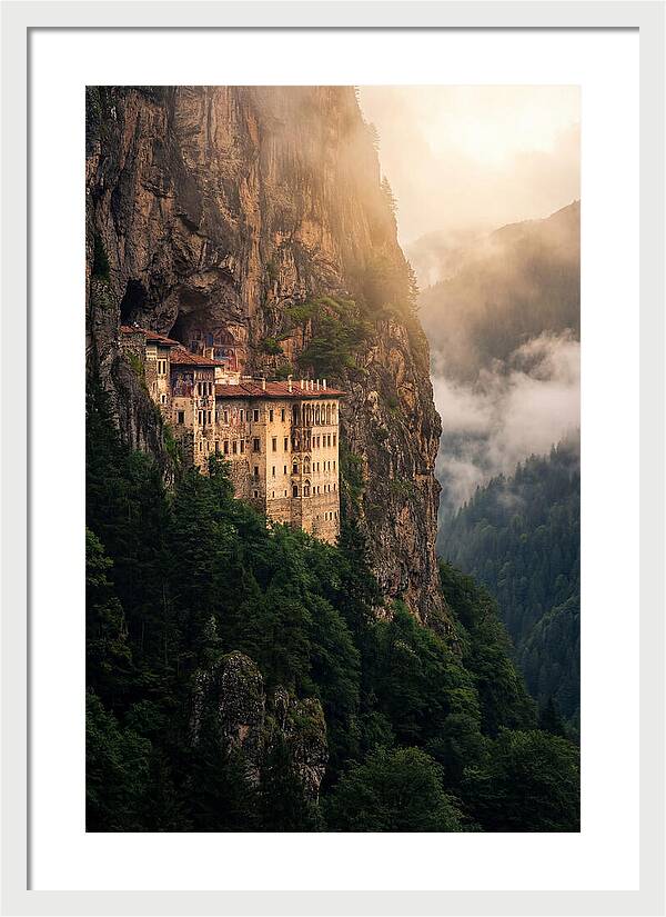 Sumela Monastery At Golden Hour