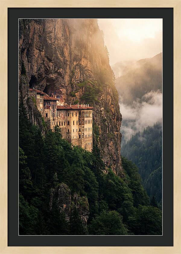 Sumela Monastery At Golden Hour